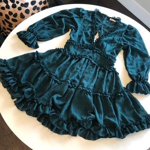 Emerald Green mini Dress 👗